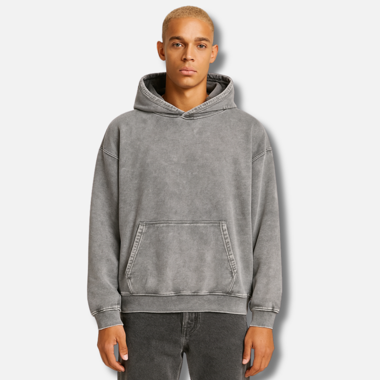 Hikari - Hoodie oversize - Gris