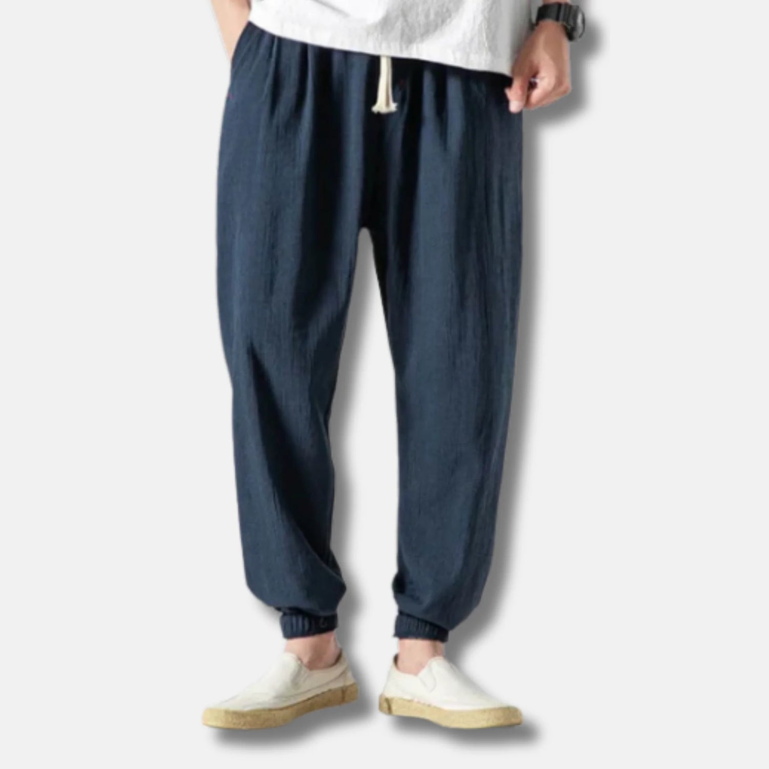 Raku - Pantalón japonés cómodo - Azul