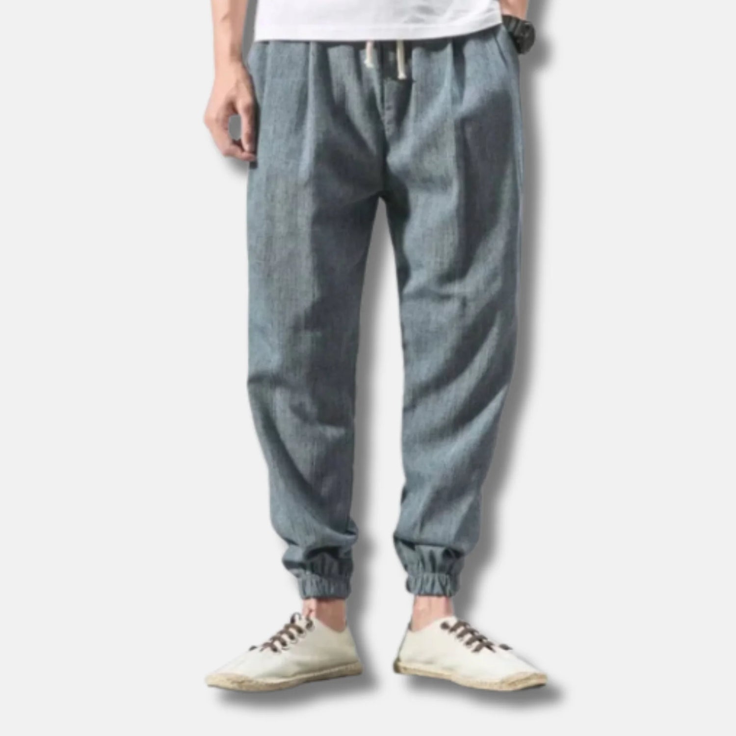 Raku - Pantalón japonés cómodo - Cielo