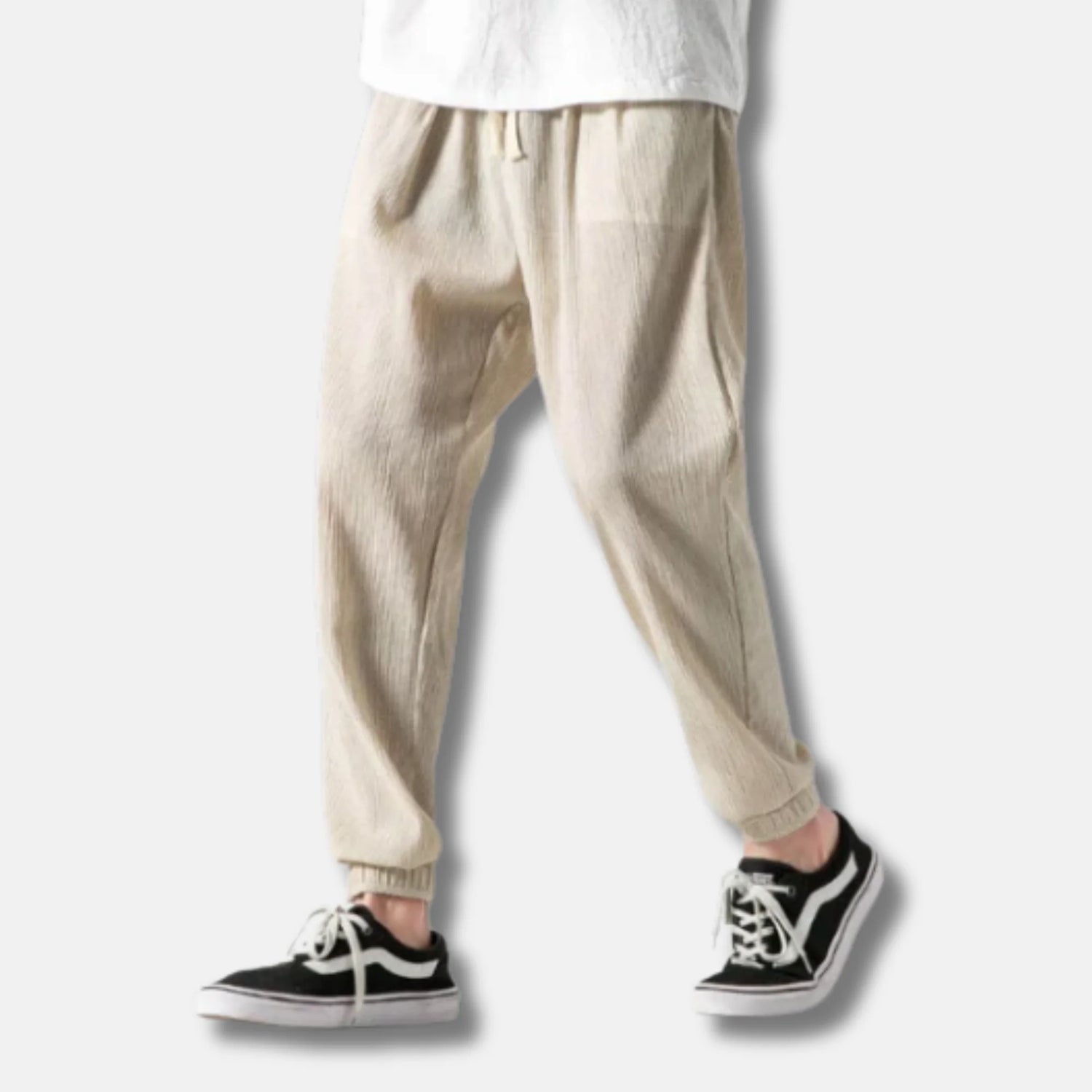 Raku - Pantalón japonés cómodo - Blanco