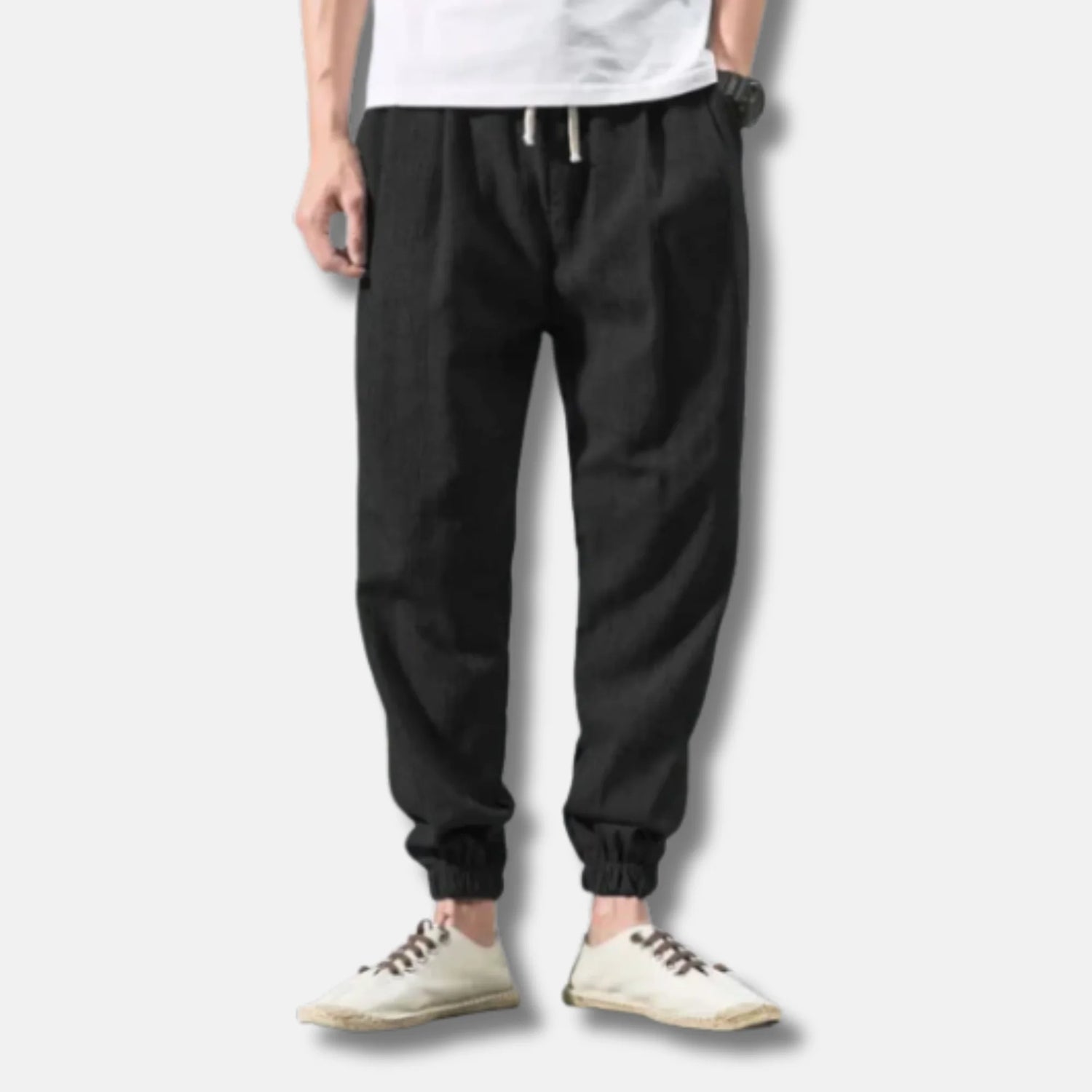 Raku - Pantalón japonés cómodo - Negro