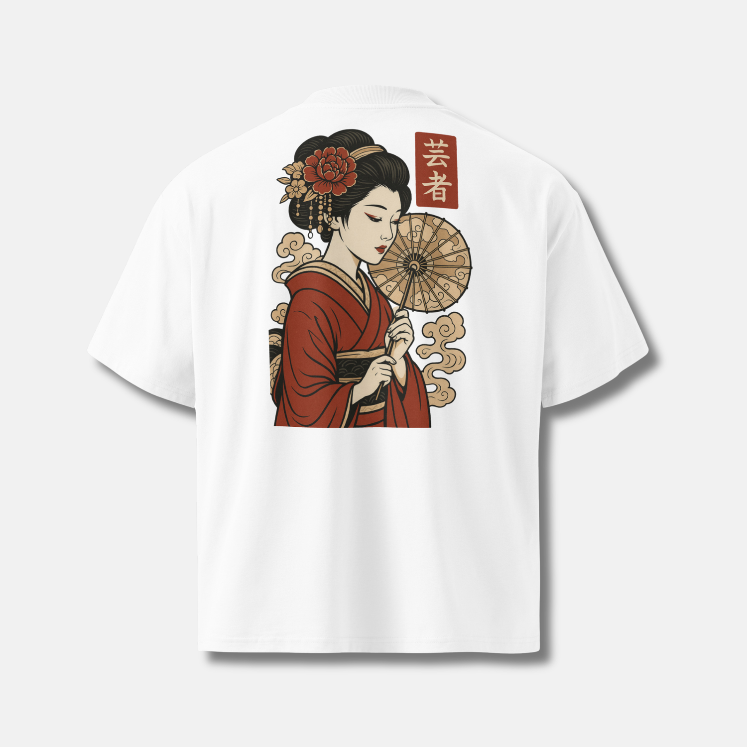 Geisha - Camiseta Japonesa oversize