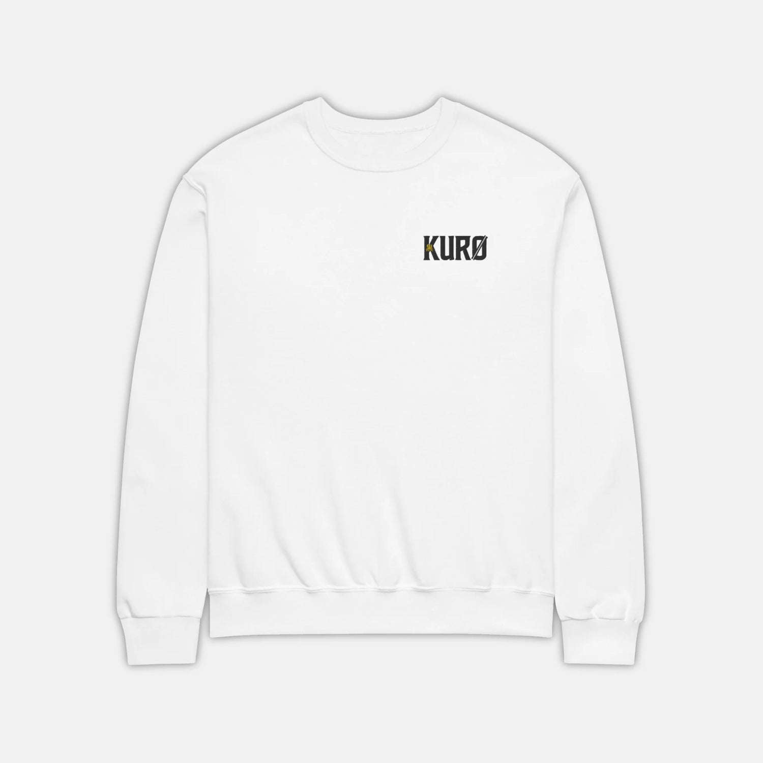 Sudadera con el logo KURØ bordado - Blanco