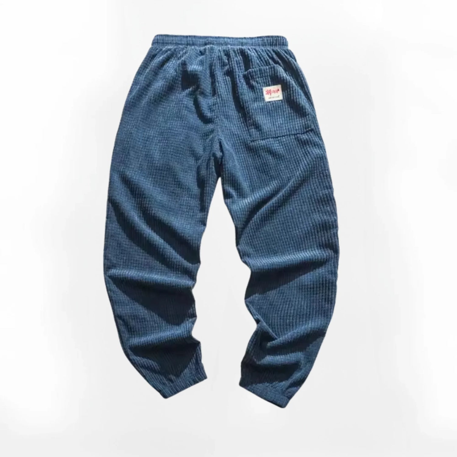 Shizu -Pantalón de pana de canalé – Azul marino